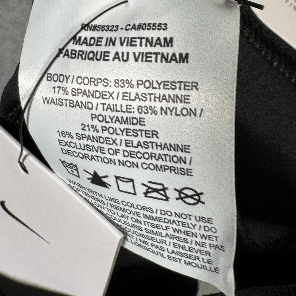 Nike Pro Shorts Womens XXS Black Dri-FIT 3" Mid Rise Gym Pro 365 CZ9857-014 - Picture 8 of 10